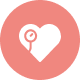 Heart active icon